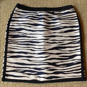 Ann Taylor Zebra Skirt, 14 NWT